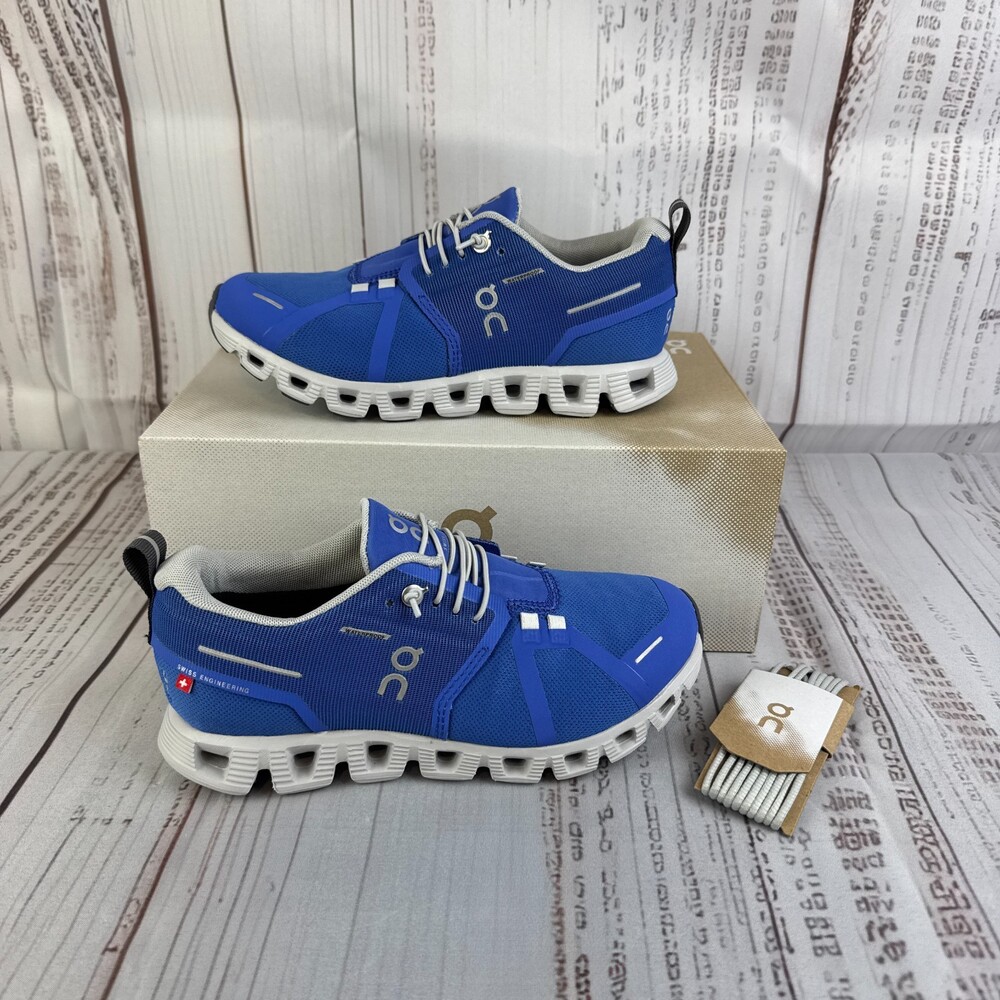 On Cloud 5 Waterproof Women's 5.5 US 36.5 EU Running Shoes Cobalt Glacier
